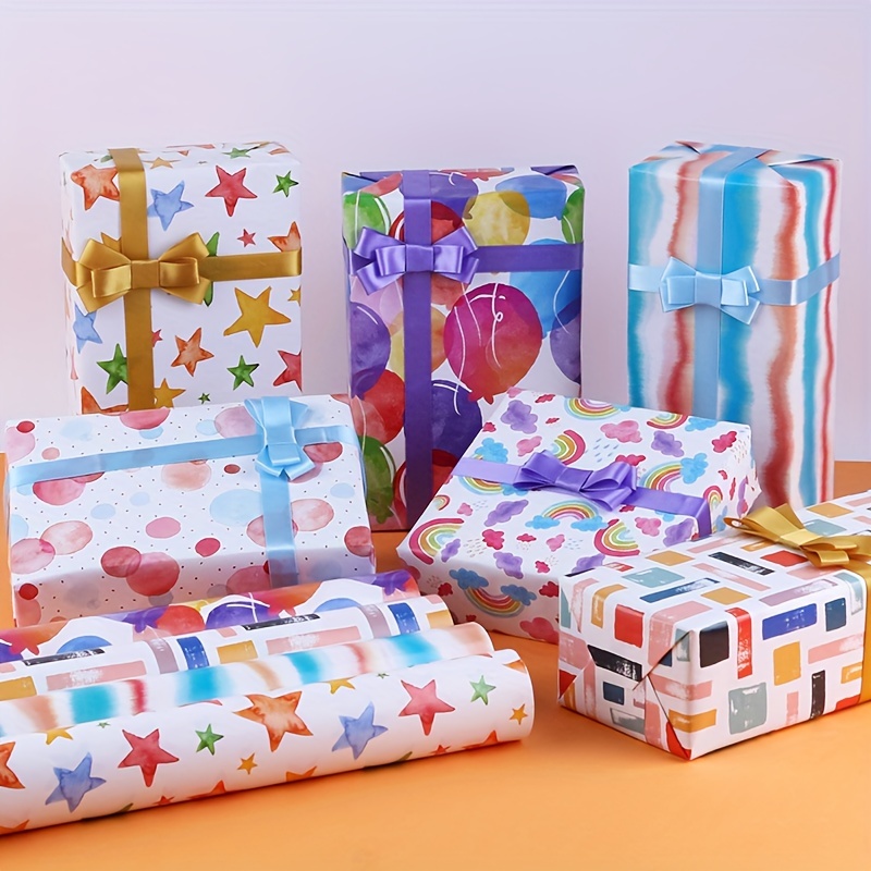 Gift Wrapping Paper Easter Birthday Party Gift Wrapping - Temu