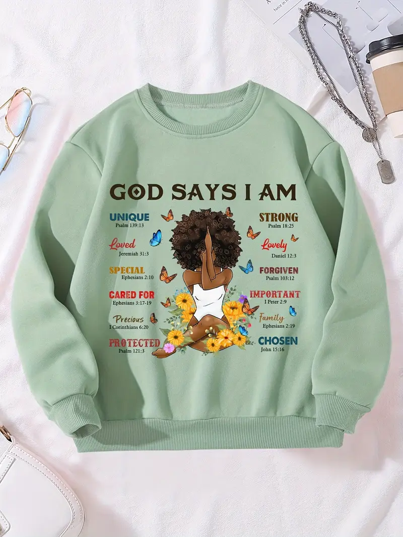 God Says I Am Unique Special Loved Forgiven Hoodie God Says I Am Unique Special Loved Forgiven Hoodie
