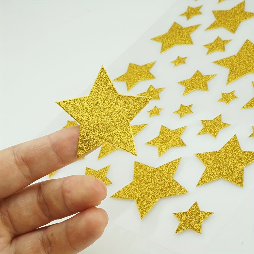 1000PCS, 3/4 Inch) Metallic Gold Star Stickers - School Mini Reward Star  Stick