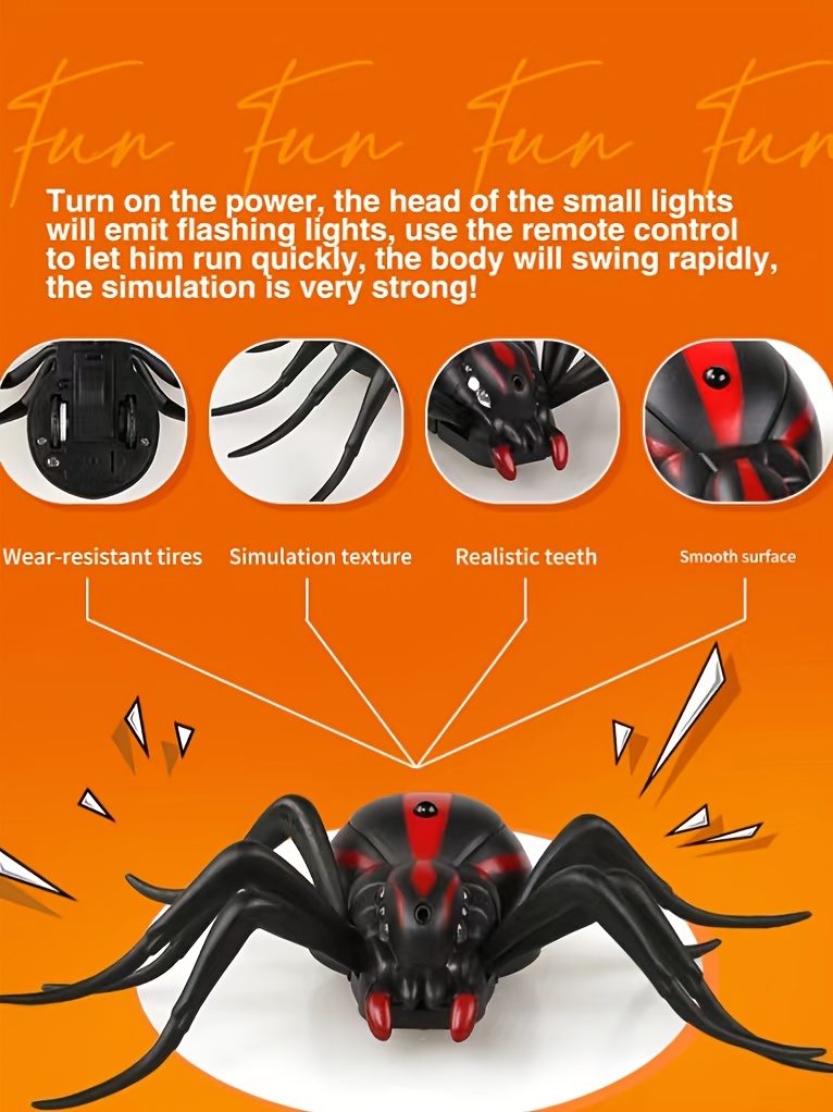 Halloween Cool High Simulation Animal Spider Children - Temu Australia