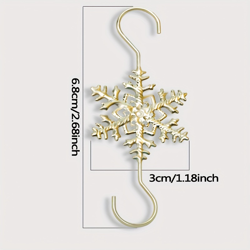 Christmas Ornament Hooks Star Snowflake Shape Hooks - Temu