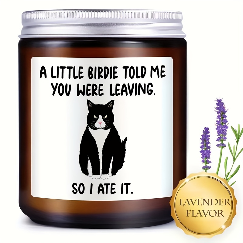 1pc Scented Candles,aromatherapy Glass Jar Candles,Funny Going Away Gift  For Coworker- Farewell Gifts For Coworker, Lavender Scented Candles,Home  Deco