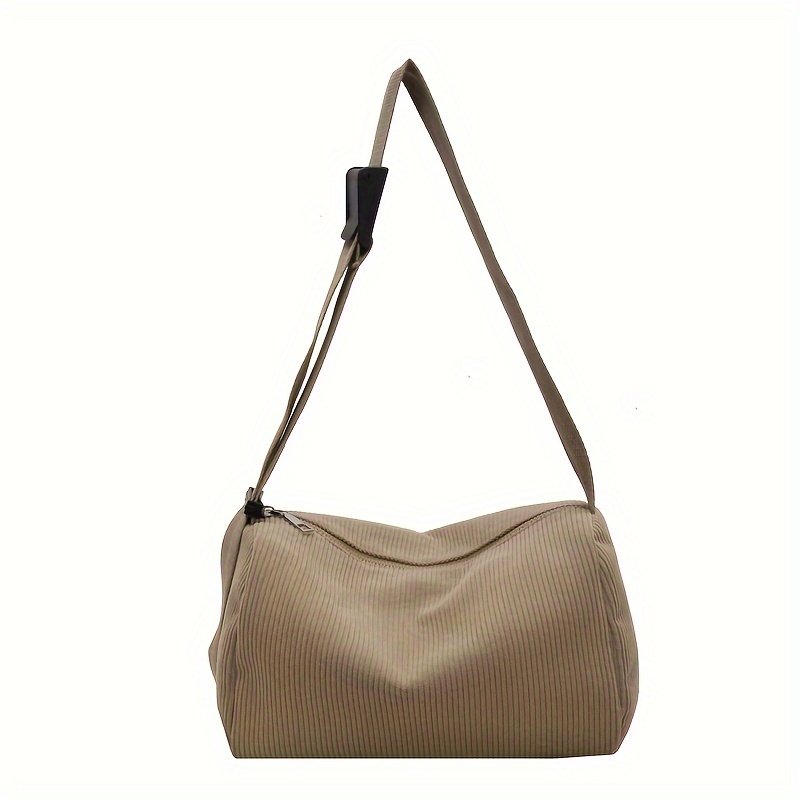 retro corduroy crossbody bag autumn winter pillow bag simple and versatile single shoulder bag for women