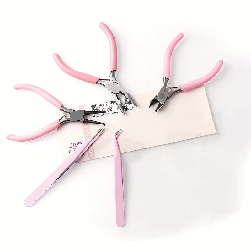 Jewelry Pliers With Diy Jewelry Pliers Tweezers Can Be Used - Temu