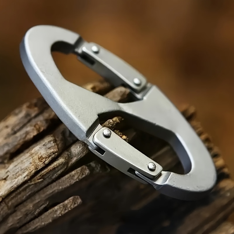 Mountaineering Buckle Steel Small Carabiner Clips Fishing - Temu Philippines