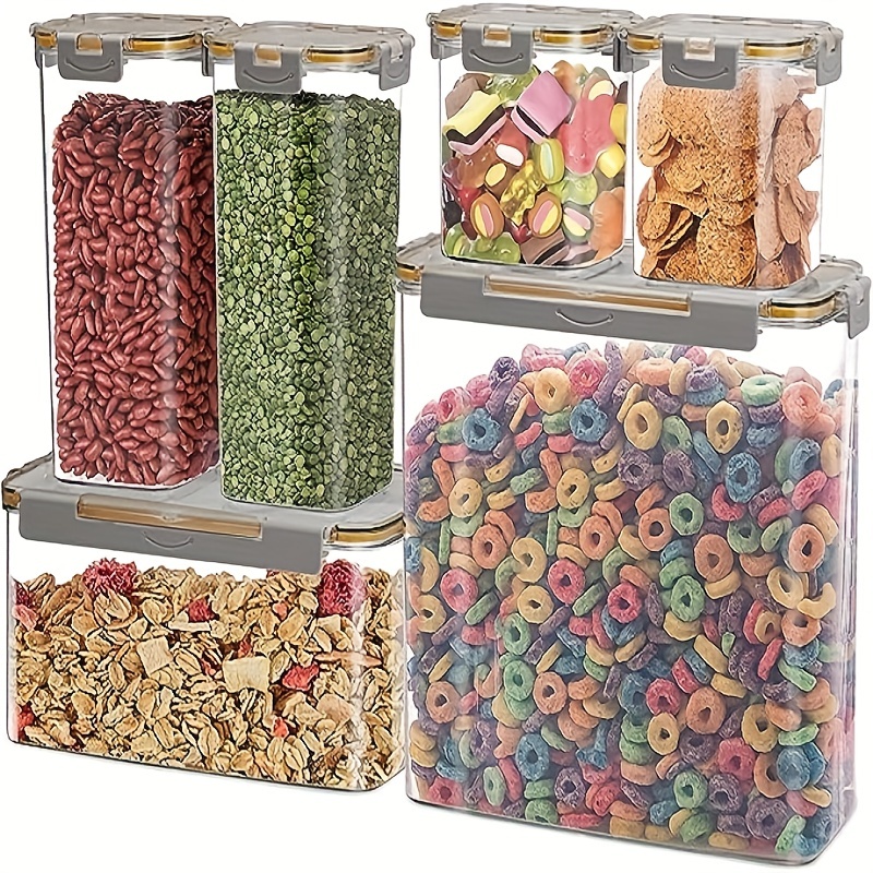 Airtight Food Storage Containers Set Bpa Free Plastic - Temu