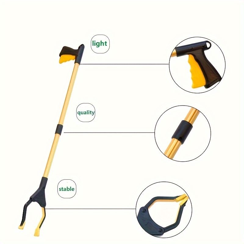 cigarette pick up 1pc * Folding * Tool, Picking Up Cigarette Butts With Magnetic Garbage  Clip, Green