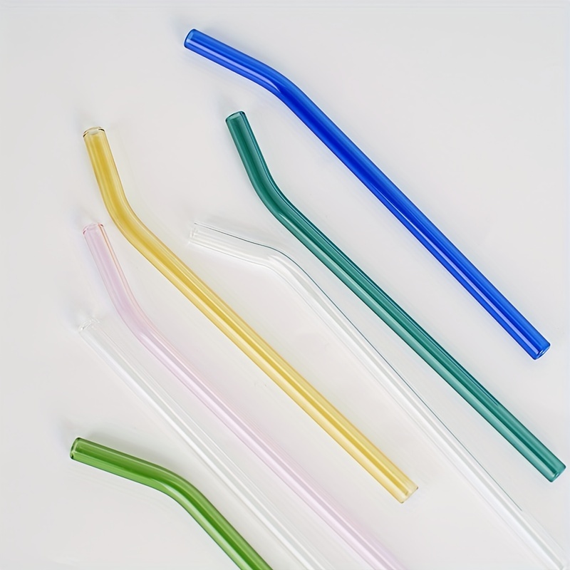 COLORED BOROSILICATE GLASS STRAWS