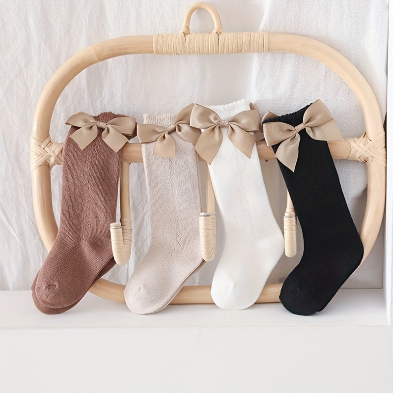  Calcetines de princesa de algodón y encaje peinado para niños,  calcetines hasta la rodilla para bebés niñas (azul, 6-12 meses) : Ropa,  Zapatos y Joyería
