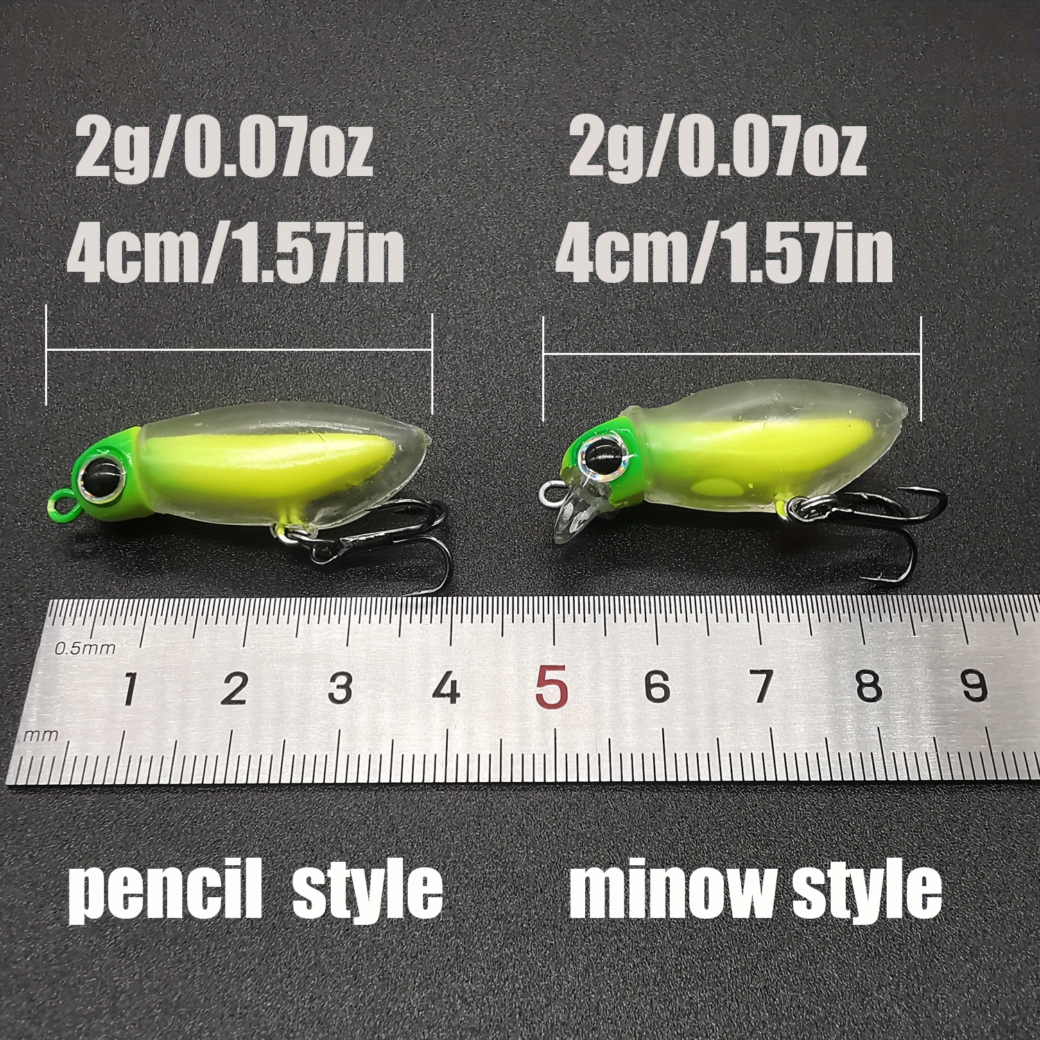 Mini Fishing Lures Artificial Insect Baits Fishing Pencil - Temu