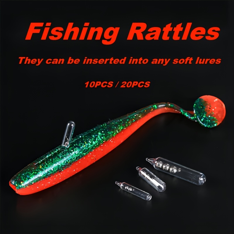 Enhance Your Fishing Experience with Glass Bass Rattles - Perfect for Soft  Plastic Baits and Freshwater Fishing