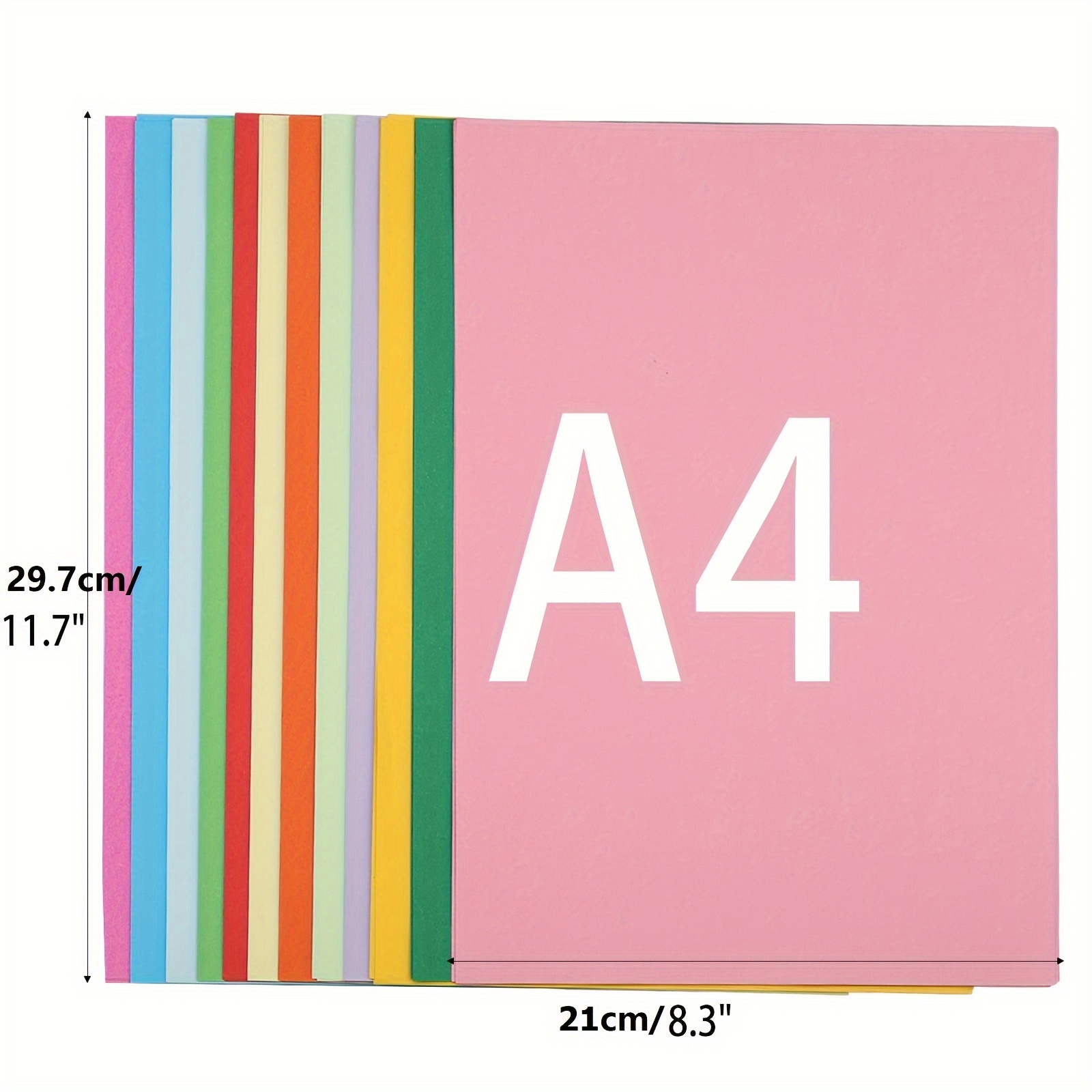 Colored A4 Printer Paper Copy Paper Multipurpose Origami - Temu