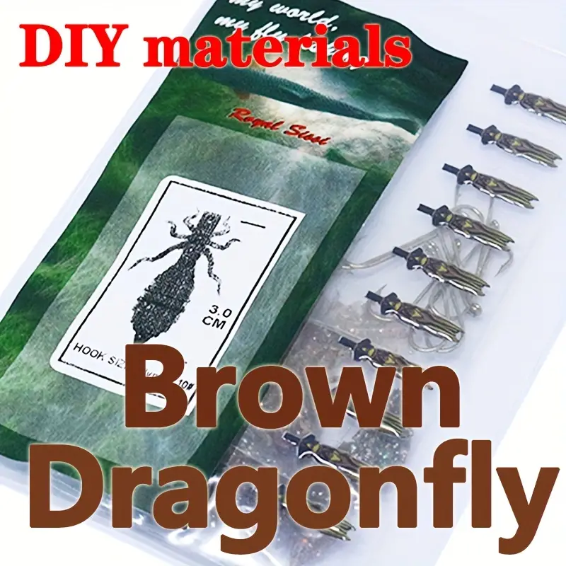 Flies Tying Materials Accessories Artificial Dragonfly Nymph