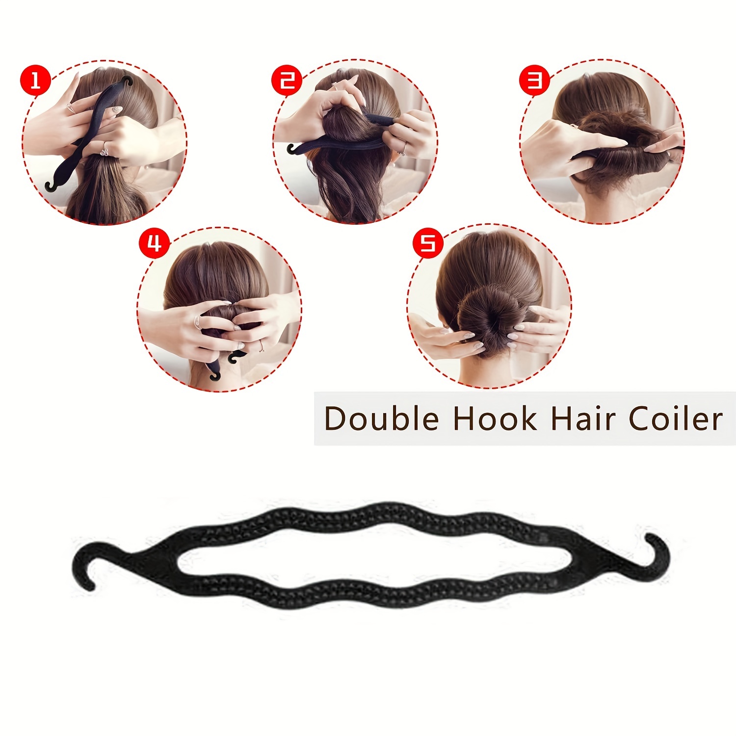 Hair Styling Accessories Kit Set Bun Maker Braid Tool DIY Hair Styles