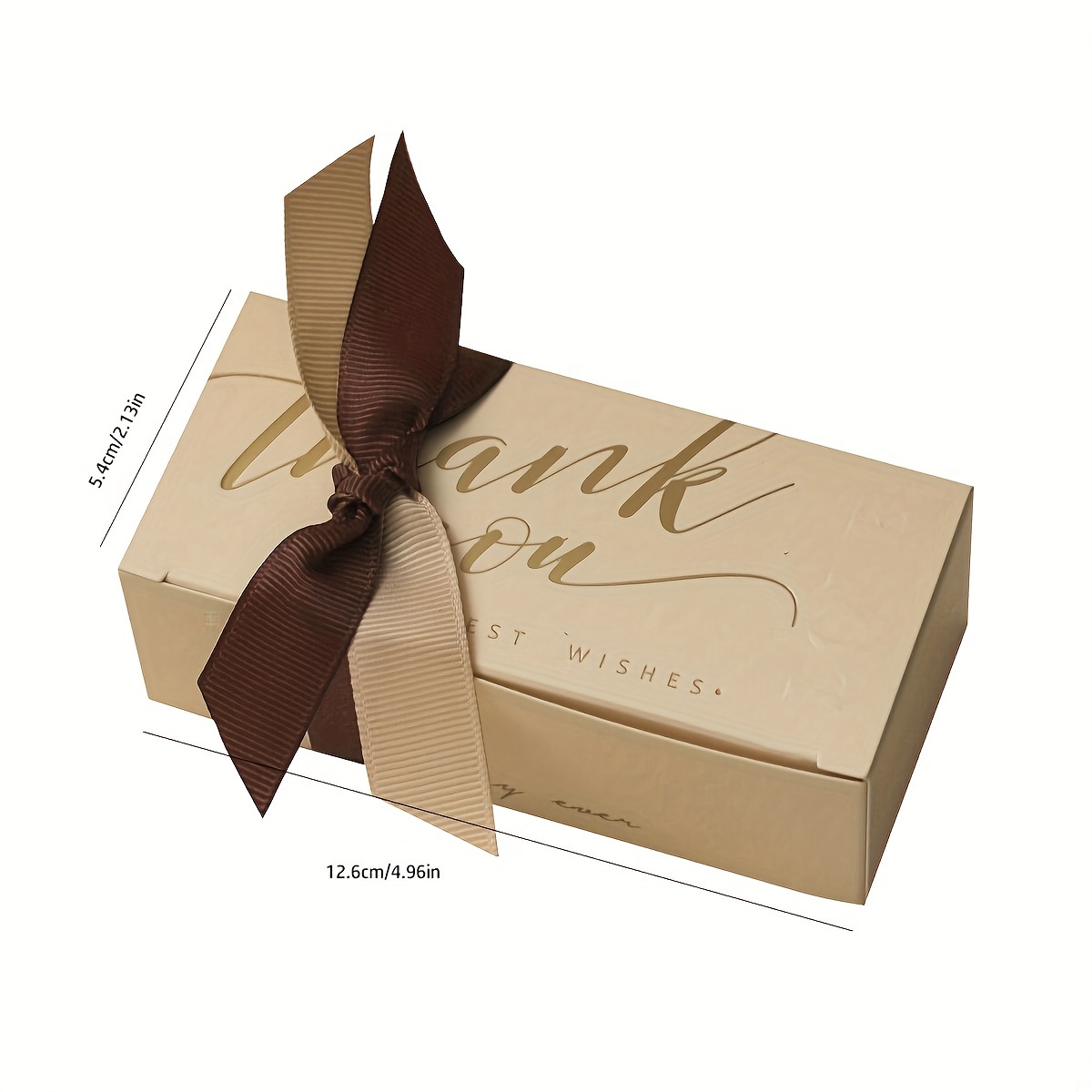 Gift Box Bowknot Decor Paper Gift Box Wrapping - Temu