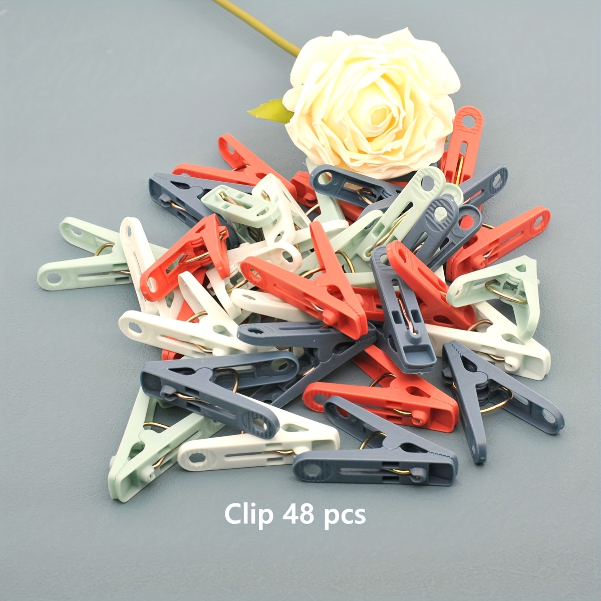 Plastic Clothespins, Windproof Fixed Multifunctional Drying Clips