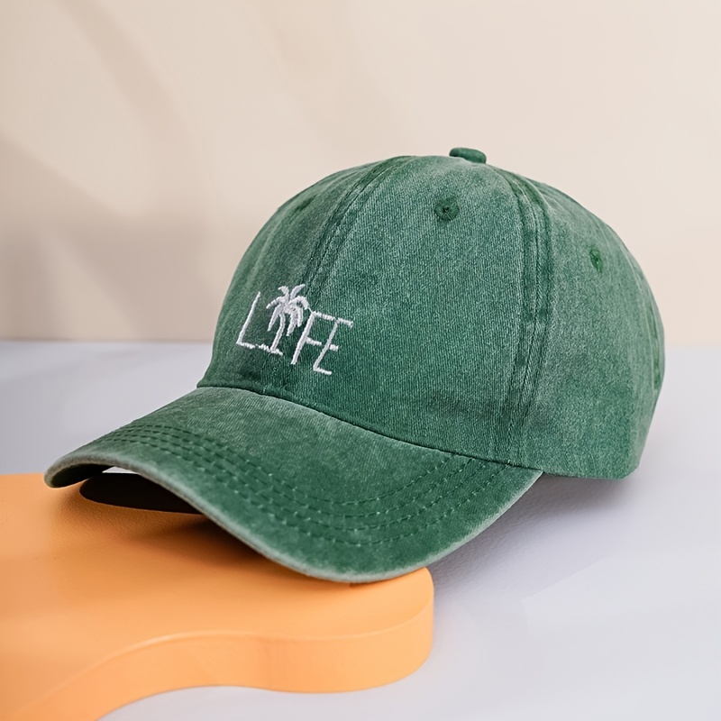 life embroidered baseball cap adjustable sun protection  display picture 1