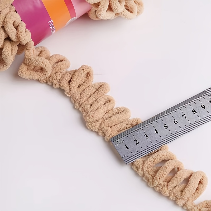 GOODLIEST Finger Knitting Yarn 1 Roll DIY Tear-resistant Useful Woven  Doughnut Ear Yarn Finger Loop Line