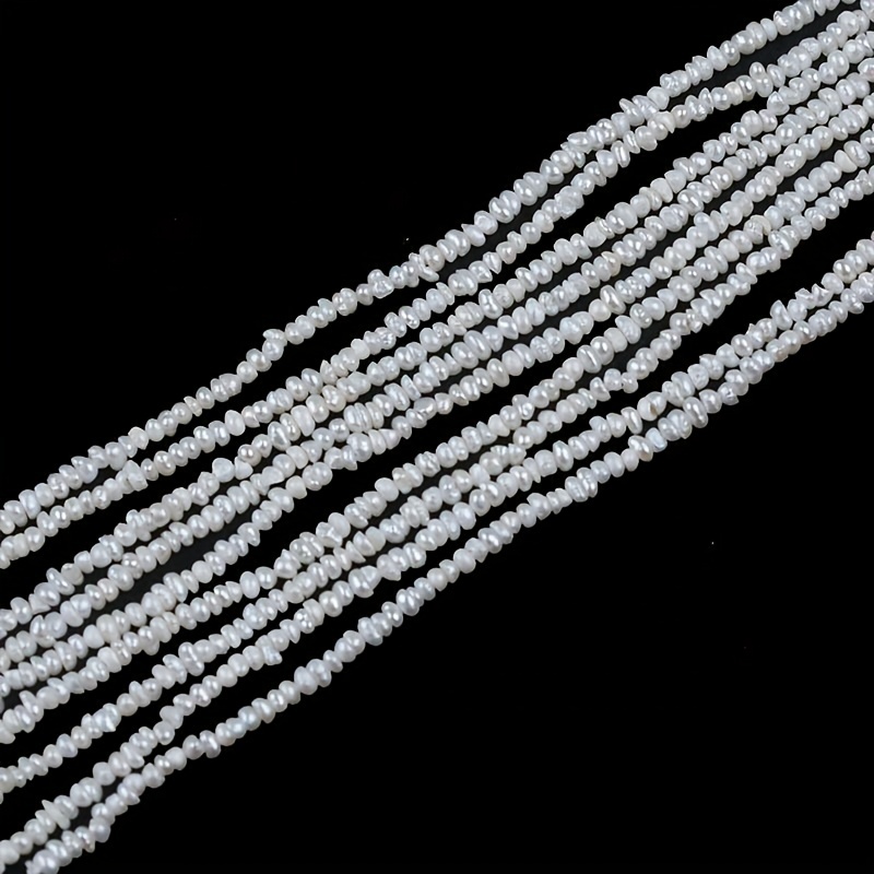 1pc 7.09inch 2-3mm Natural Freshwater Pearl String Necklace, Hand DIY  Jewelry Accessories