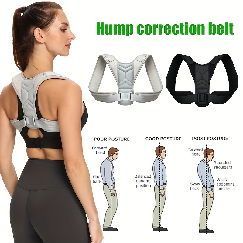 Posture Corrector, Adjustable Back Posture Correction Strap For Posture/Humpback  Correction, Neck Massage, Invisible Belt For Men And Women 