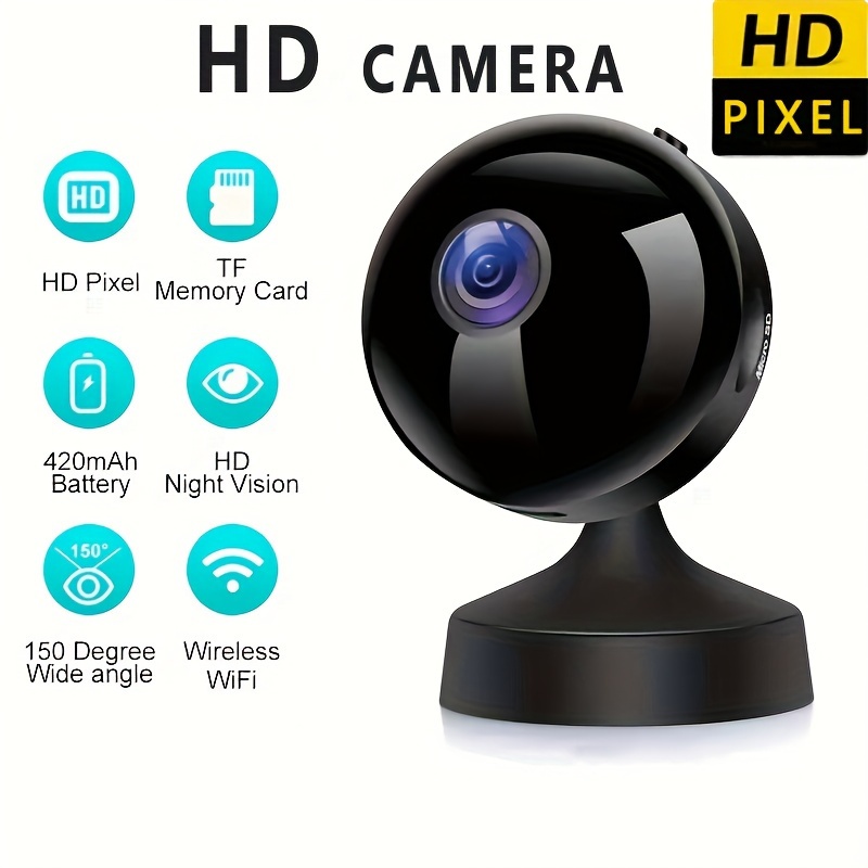 Wifi Cámara Visión Nocturna Webcam Grabadora De Video - Temu