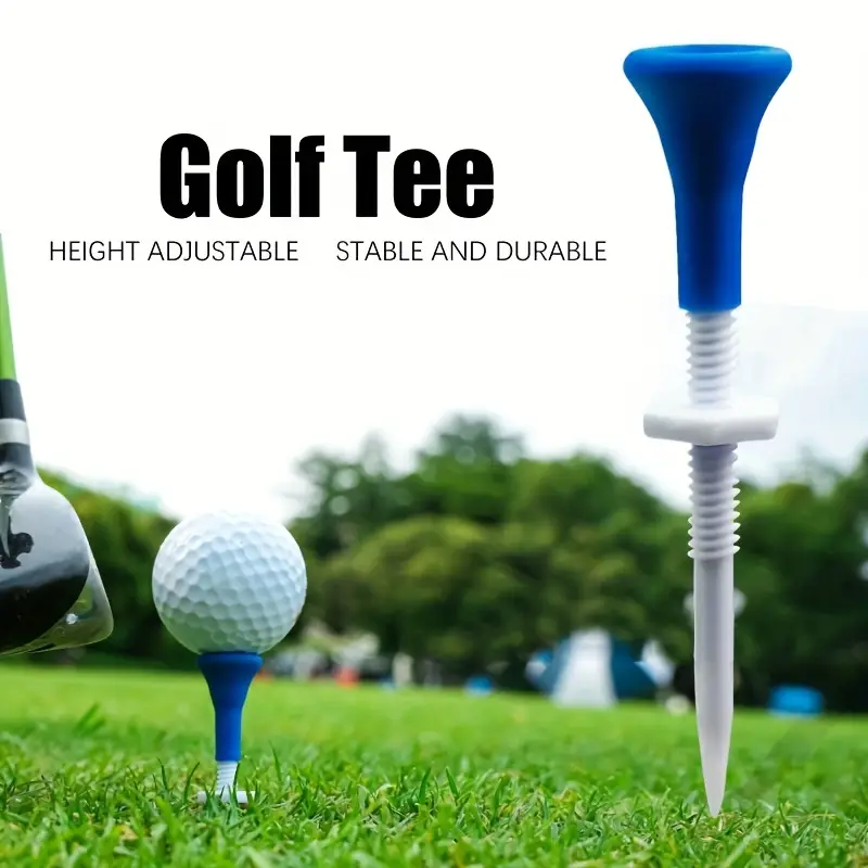 Portable And Lightweight Adjustable Golf Tees With Stable - Temu