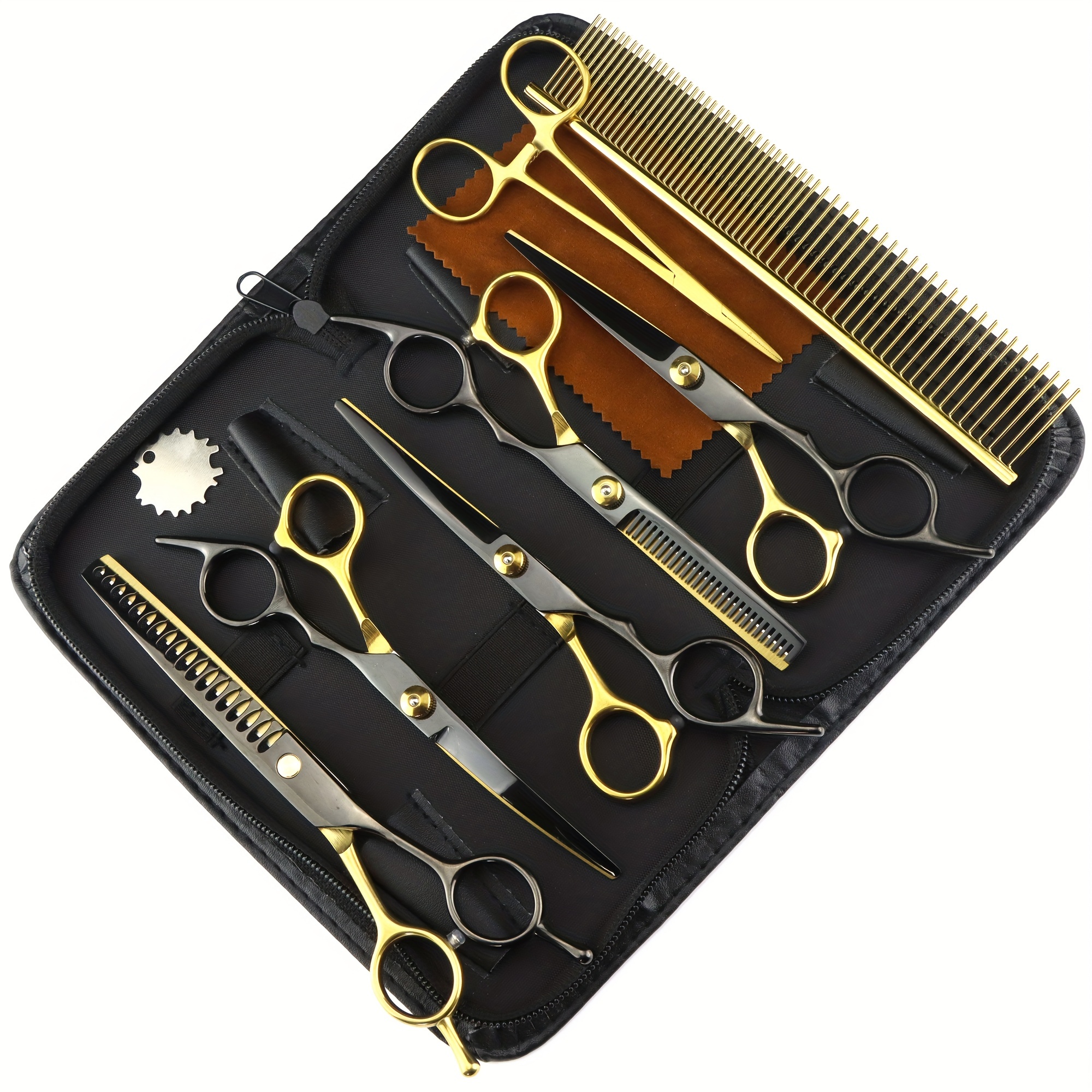 Cat Grooming Supplies Professional Pet Grooming Scissors Kit Temu