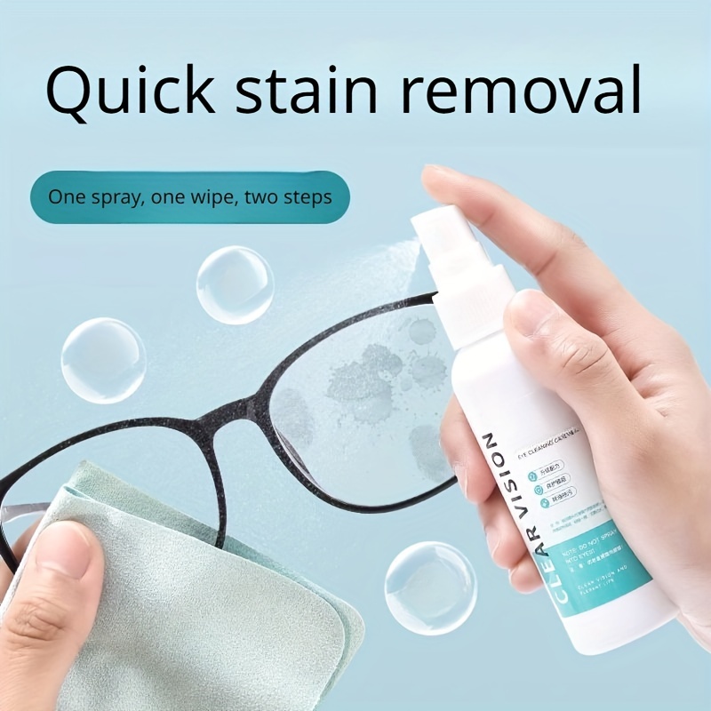 Spray nettoyant pour lunettes et écrans