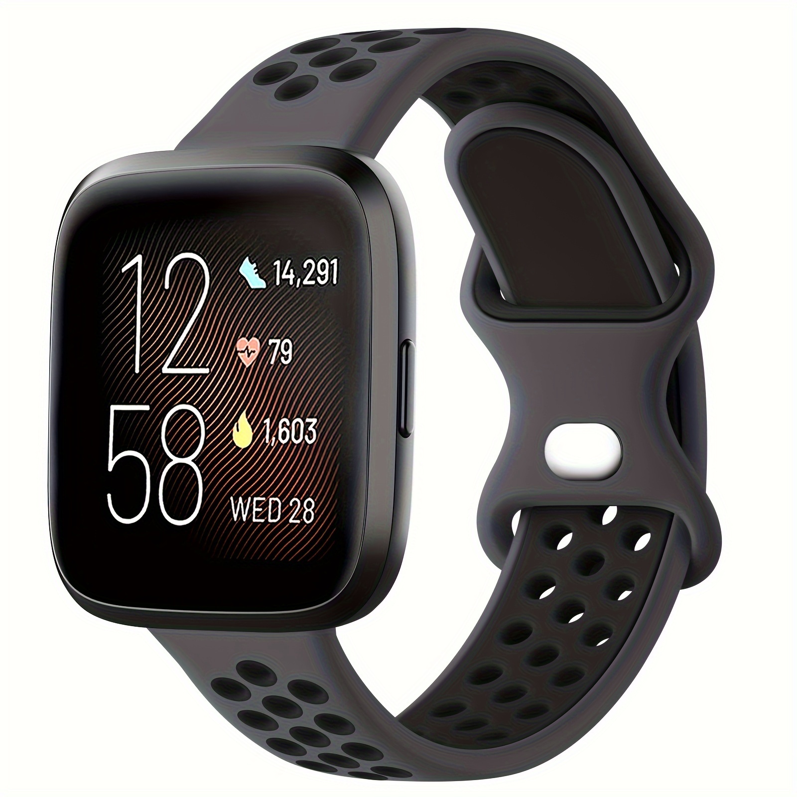 Silicone Band Compatible Fitbit Versa/versa 2/versa Se/versa Temu