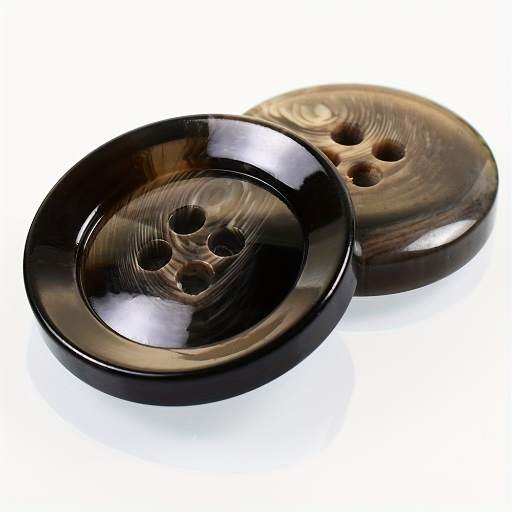 TEMU 30pcs Round Resin Buttons Sewing Buttons Decorative Buttons For Crafts Arts & Crafts Supplies