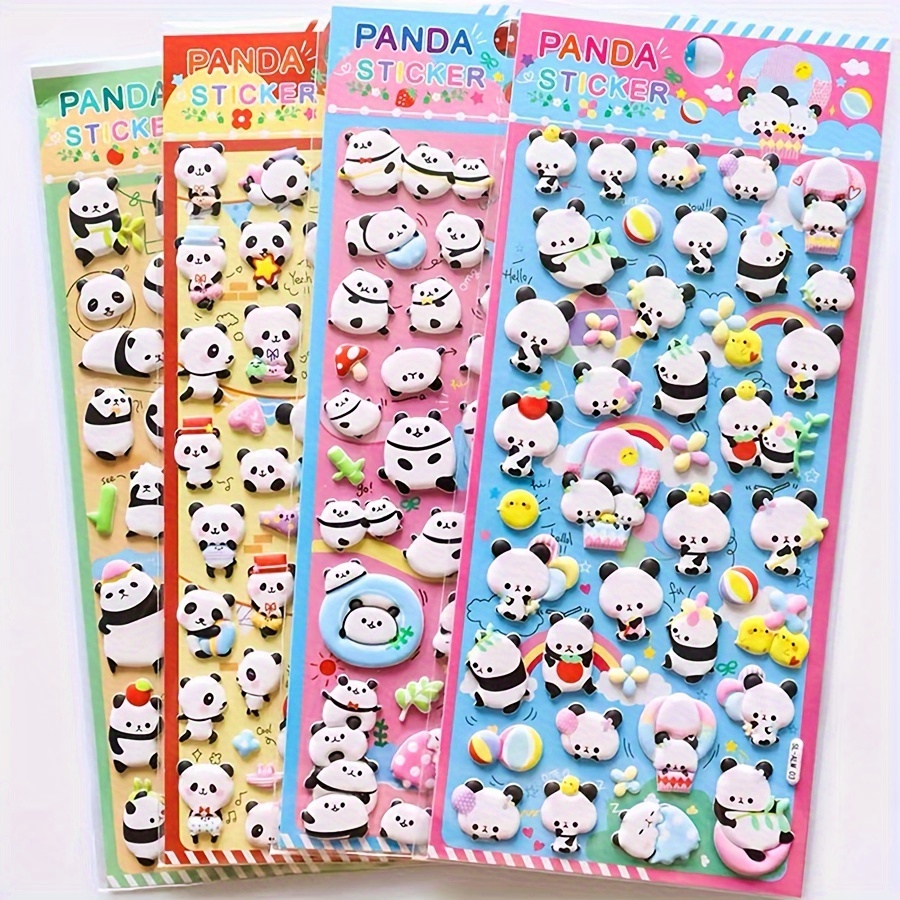 Unique Panda 3d Bubble Stickers Creative Small Gifts For - Temu