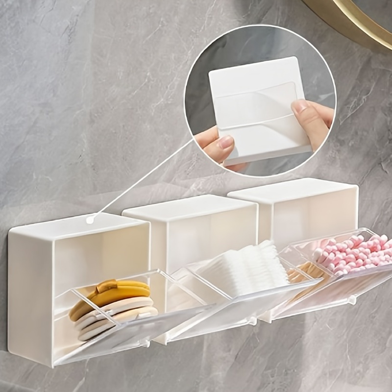 Wall Mounted Organizer Save Space Gray/white Wall-mounted Bathroom Organizer  With Washbasin Multifunction Bathroom Essentials - AliExpress