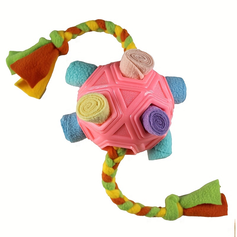 Colorful Snuffle Ball: Anxiety Relief Toy For Small, Medium, And Large Dogs!  - Temu