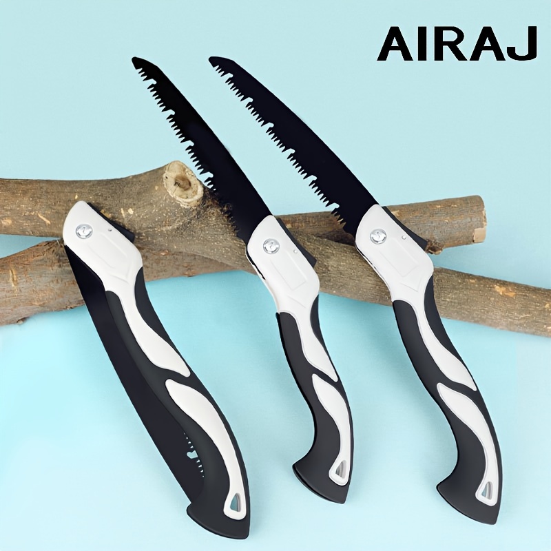 

Airaj 3 Options Woodworking Folding Saw Multifunction Cutting Wood Sharp Camping Garden Prunch Saw Tree Chopper Knifehand Tools