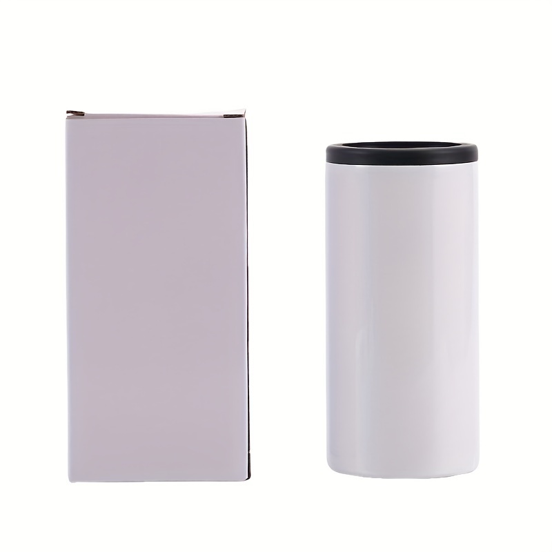 12oz Sublimation Straight Can Cooler Stainless Steel Insulation Cup