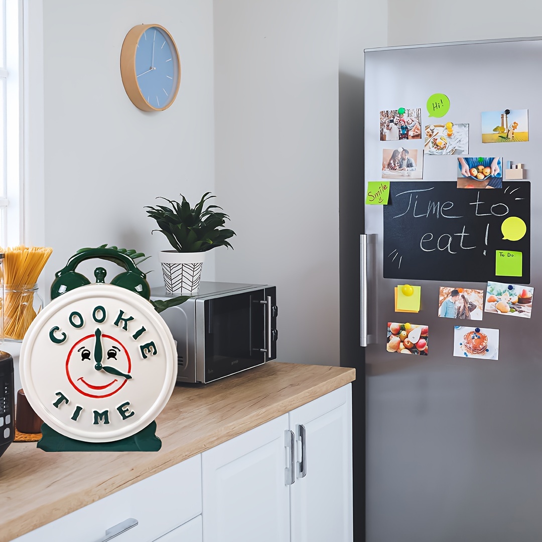 Monica's Vintage Cookie Time Clock in the Kitchen