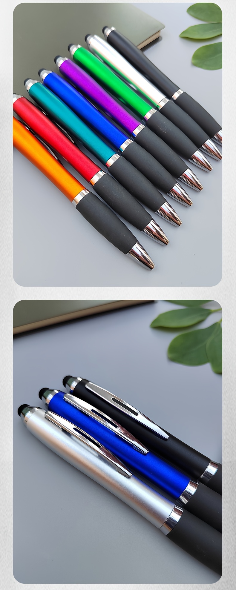Different Color Pens For Note Taking, Ballpoint Pen Tip, Pen Holder Type,  For Phone Tablet Computer Capacitive, Office Stylus, Black Ink, Smart  Twist, Mobile Touch Screen, Tablet Editing Painting - Temu