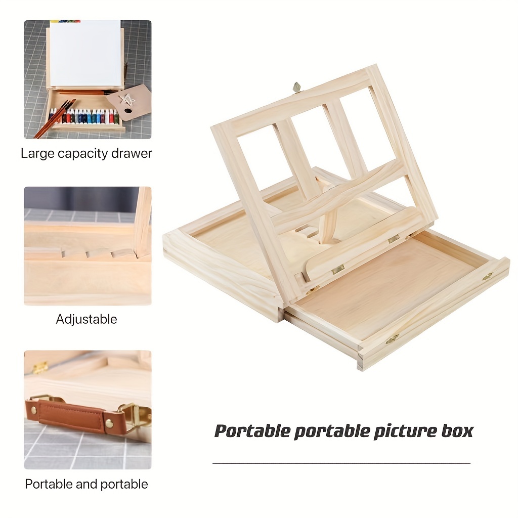 Tabletop Easel Art Easel Desktop Easel for Painting Premium Wooden  Sketchbox