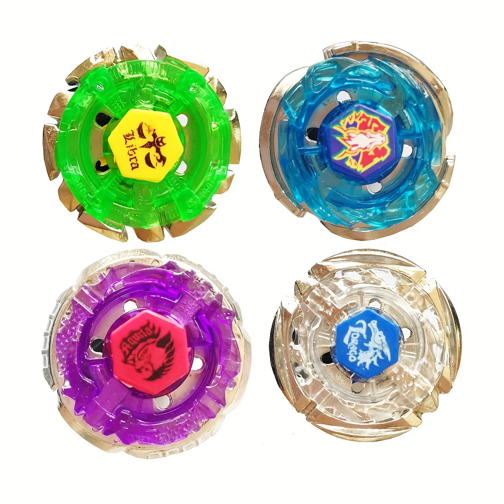 GICO Peonza de madera de colores, juego de peonzas de madera para niños con  4 peonzas de colores H 5,5 cm, D 5,5 cm – 6468