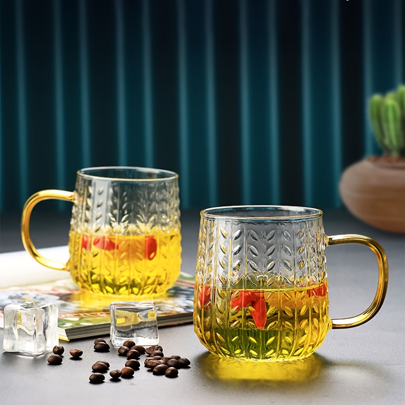 1pc, 3D Glass Cup, Mountain Inside Water Cup, High Borosilicate Glass  Coffee Cups, Drinking Glasses For Juice, Milk, Tea, And More, Summer Winter  Drin