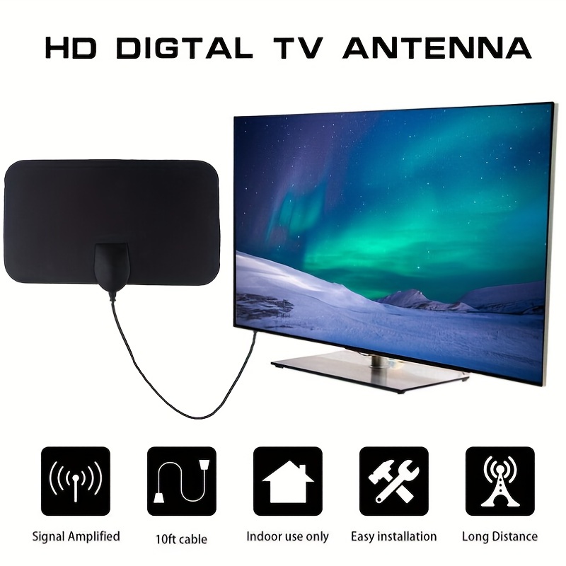 Amplificador Señal Tv Digital 25 Db Antena Tv Inteligente Hd Fácil Instalar  Mejor Señal - Hogar Inteligente - Temu Chile