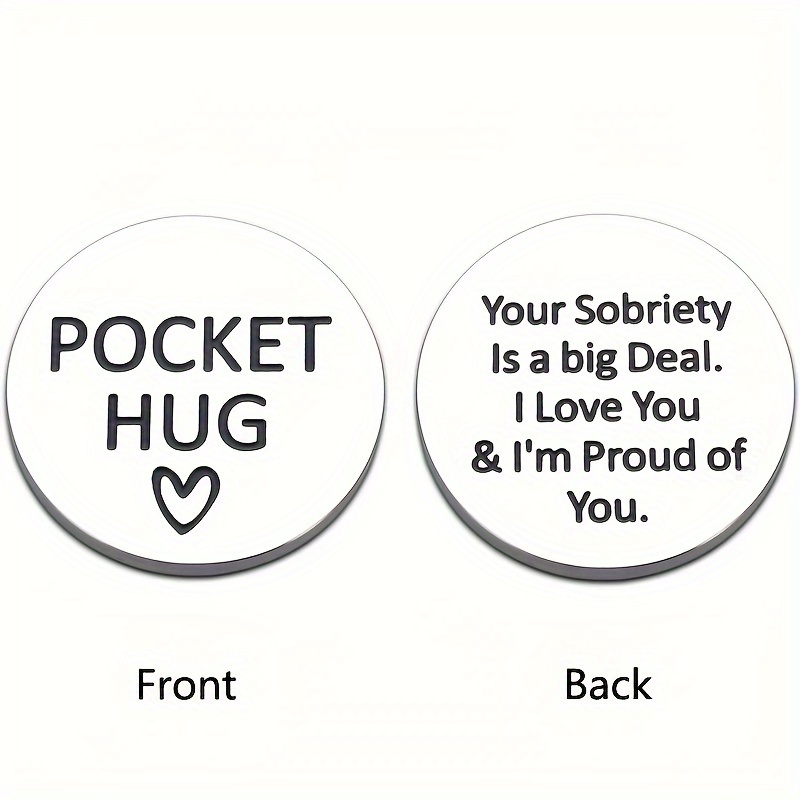  Inspirational Gifts Pocket Hug Token Sobriety Gifts for Women  Cancer Patients Must Have Gifts Cancer Survivor Gift for Women Recovery  Celebrate Sympathy Gifts Christmas Birthday Gifts Double-Sided : Health &  Household