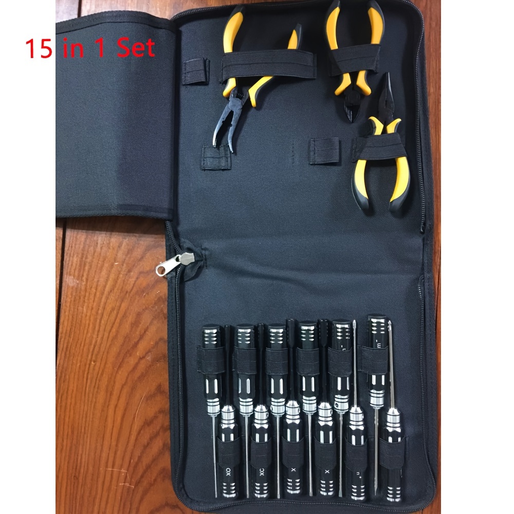 15 In 1 18 In 1 23 In 1 Rc Tools Kit Screwdriver Pliers Hex Sleeve Socket  Repair Box Set For Repairing Rc Airplanes Car Model Toy, Free Shipping On  Items Shipped From Temu
