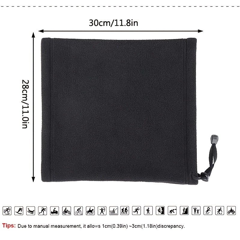 Winter Windproof Scarf Soft Cycling Hiking Half Warmer Gaiter