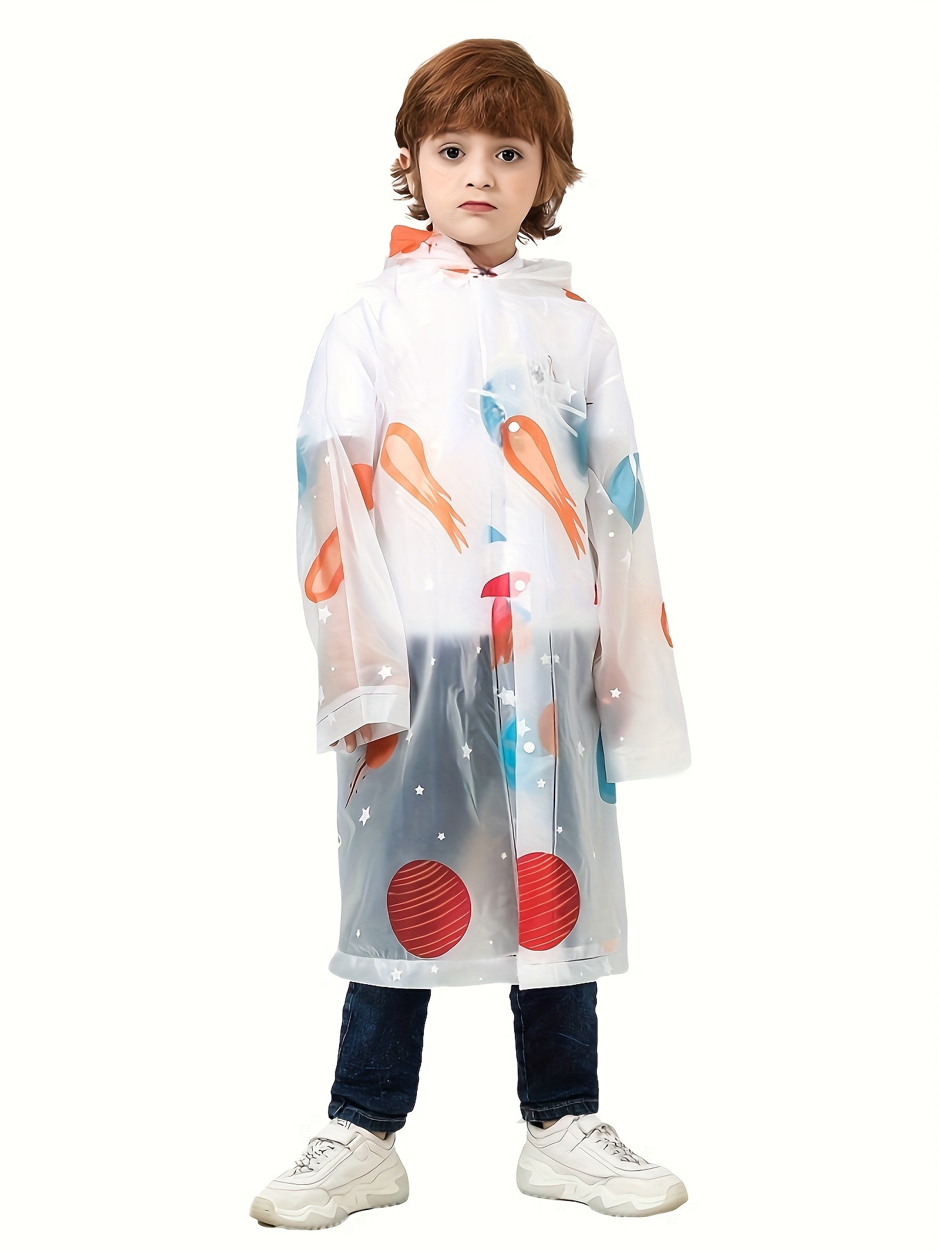 Chubasquero Impermeable Con Capucha Para Niño Y - Temu Chile