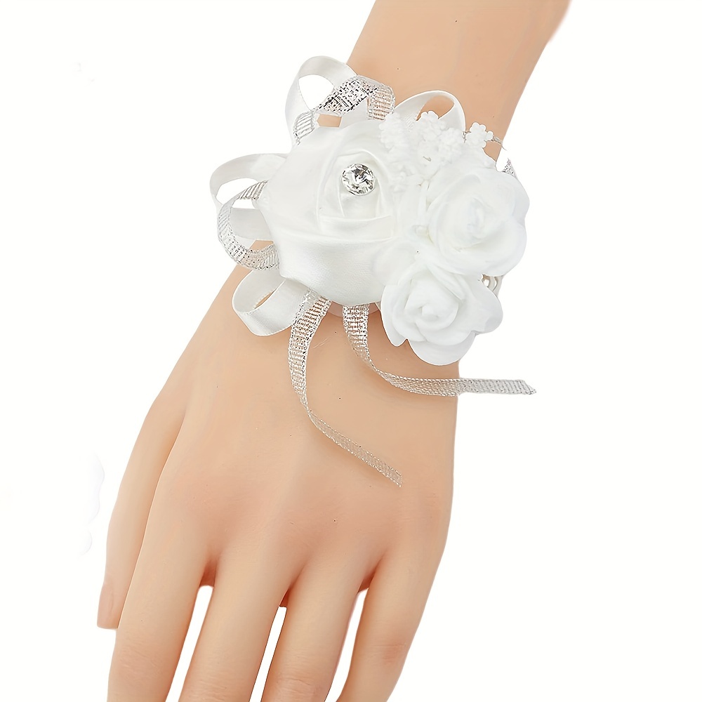 Rose Royal Wrist Corsages For Prom wrist Corsages - Temu