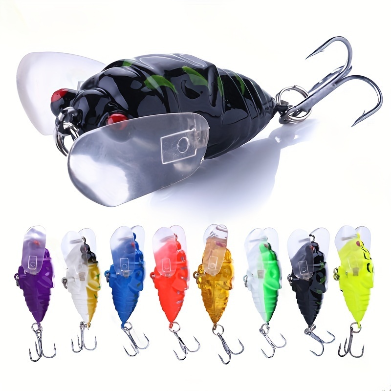 Floating Water Insect Lure: Catch Freshwater Cicada - Temu