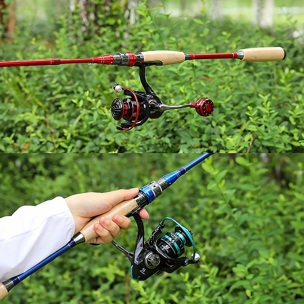 Casting Rod Spinning Rods For Bass Fishing 2.1m 4 Sections Carbon