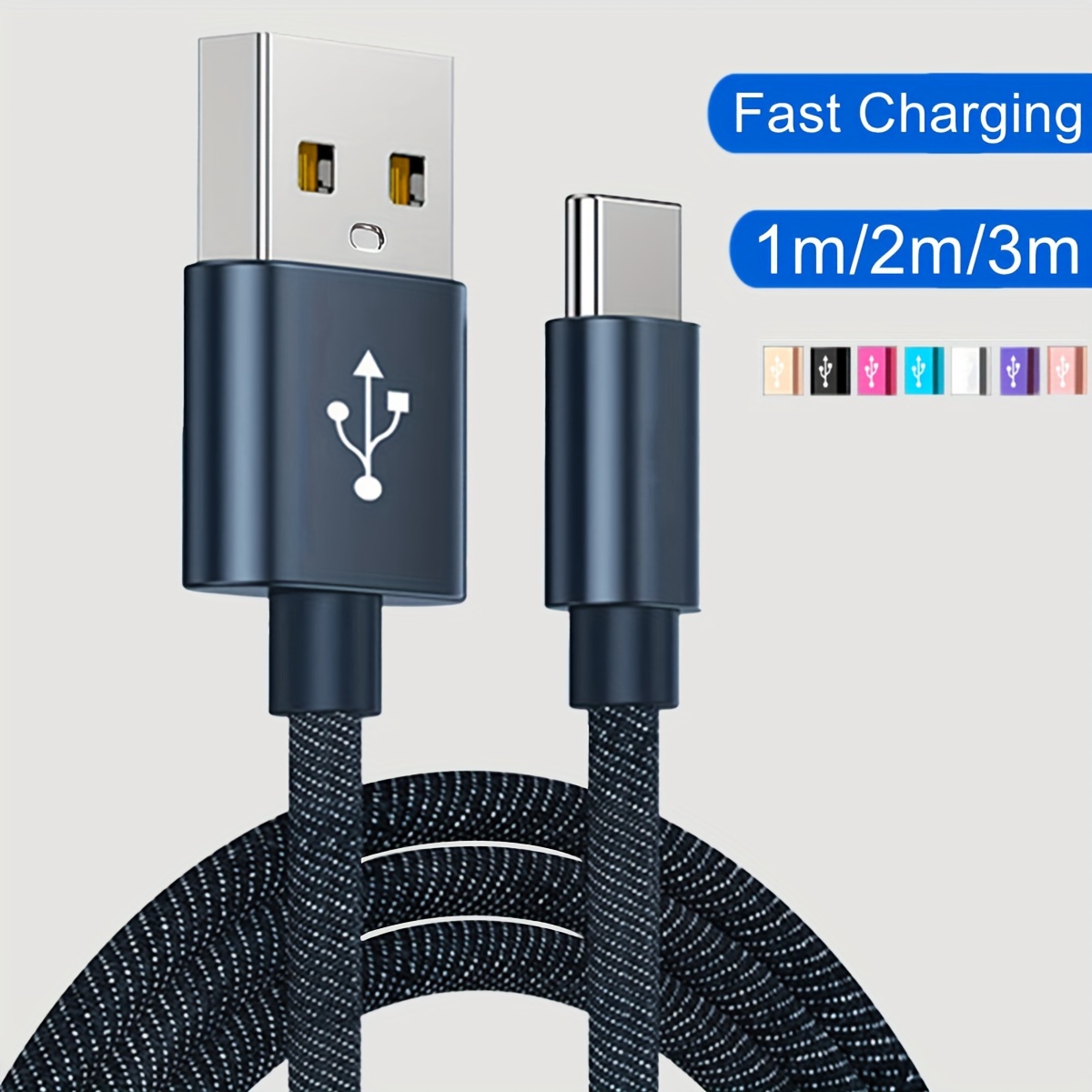 Câble USB de Type C cordon de données de type c de charge rapide pour  Samsung