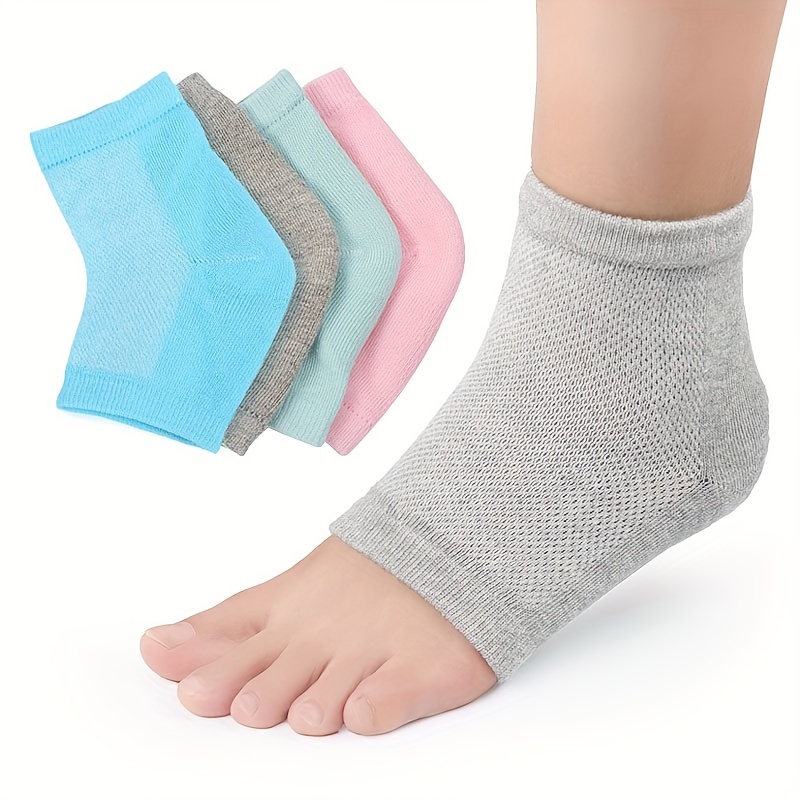 Knee High Toeless Long Non-Slip Grip Socks - Anti Skid Yoga, Barre,  Pilates, Home & Leisure